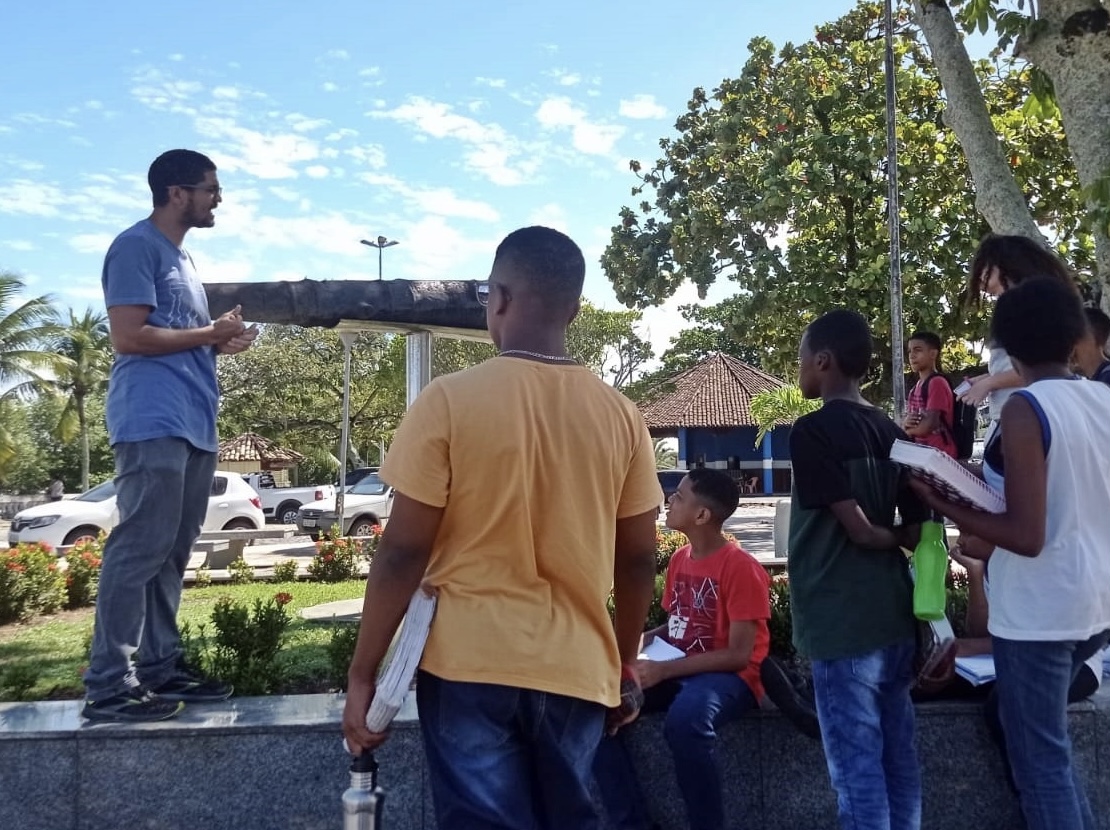 Estudantes do IMLVN participaram de Aula de Campo em preparação para o Concurso de Redação 2023